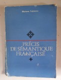 Precis de semantique francaise - Mariana Tutescu