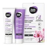 Crema decoloranta pentru parul facial si corporal 2*50ml, Body Natur