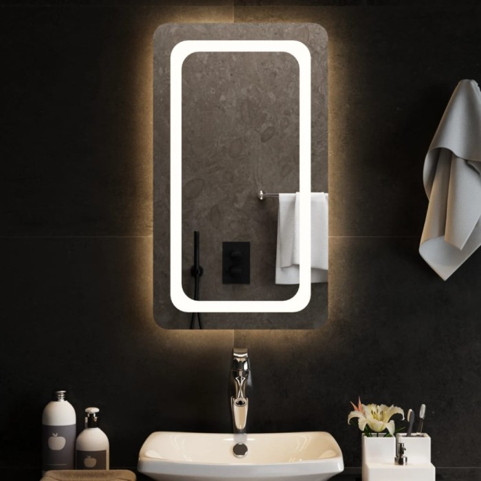 vidaXL Oglindă de baie cu LED, 40x70 cm 3154092
