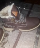 Ghete bărbați imblănite maro &icirc;nchis