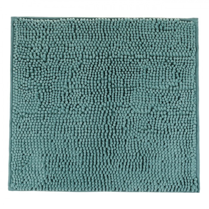 Covoraș Baie Microfibră, Model Reliefat, Culoare Verde Mentă, 50x50 cm