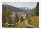SH1-Carte Postala-ELVETIA- Davos 1560m, Circulata 1971, Fotografie