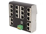 Switch Ethernet Neadministrabil 16 Porturi 9-36VDC
