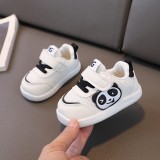 Adidasi albi pentru copii - Panda (Marime Disponibila: Marimea 22)