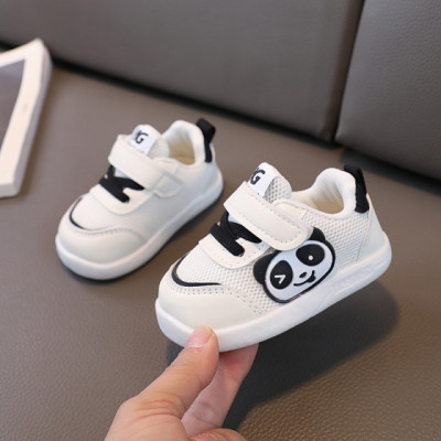 Adidasi albi pentru copii - Panda (Marime Disponibila: 6-9 luni (Marimea 19 foto