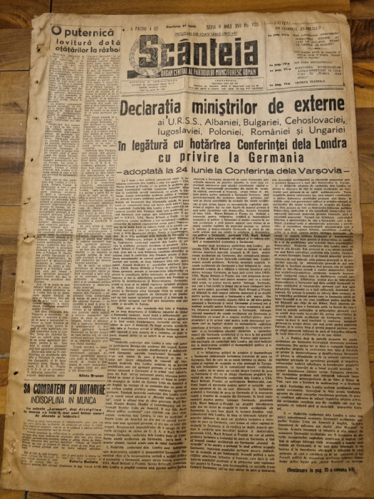 scanteia 27 iunie 1948-nationalizarea,averile monarhiei in posesia staului