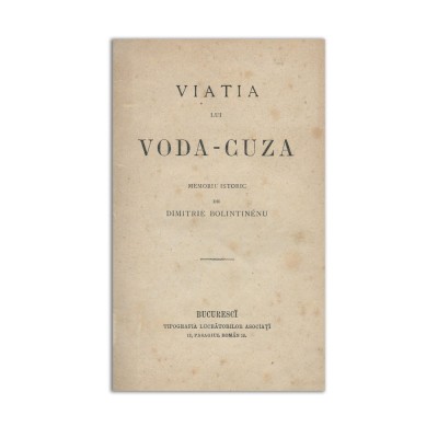 Dimitrie Bolintineanu, Viața lui Vodă Cuza foto