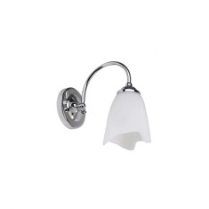Aplica Silvia Crom+Alb 1xE27 60W