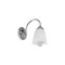 Aplica Silvia Crom+Alb 1xE27 60W