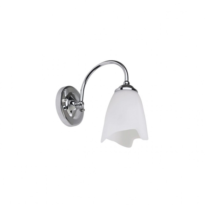 Aplica Silvia Crom+Alb 1xE27 60W