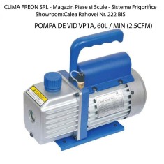 Pompa de Vid VP1A 60L / MIN (2.5CFM) | Aer Conditionat - Instalatii Frigorifice foto