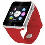 Cumpara ieftin Smartwatch cu Telefon iUni A100i, BT, LCD 1.54 Inch, Camera, Rosu