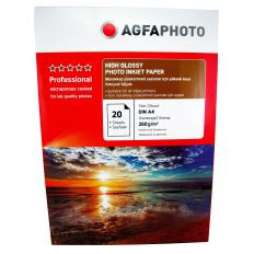 Hartie foto fata-verso AGFA A4 Matte 220g 20 coli foto