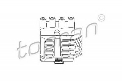 Bobina inductie OPEL VECTRA B Hatchback (38) (1995 - 2003) TOPRAN 206 637 foto