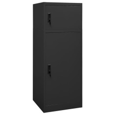 vidaXL Dulap pentru șa, antracit, 53x53x140 cm, oțel 339602