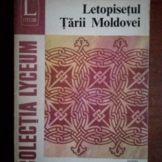 Letopisetul Tarii MoldoveI-Ion Neculce