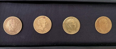 Lot 4 monede 10.000 lei an 1947 foto