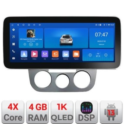Navigatie VW Golf 5 2004-2010 clima manuala Edotec 4+64 12.3 inch Incell 1K android Wifi 5Ghz gps internet KIT-golf5-manual CarStore Technology foto