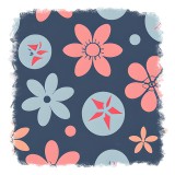 Cumpara ieftin Sticker decorativ Flori, Multicolor, 55 cm, 9980ST