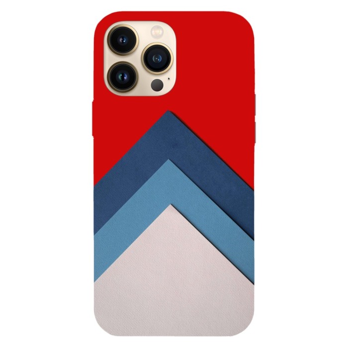 Husa compatibila cu Apple iPhone 14 Pro Max model Geometry Art, Silicon, TPU, Viceversa