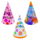 Coif Petrecere Copii Happy Birthday Multicolor 16cm - Decoratiune Aniversare, Party