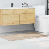 Covoras Baie VidaXL Crem 70x120cm Poliester Antiderapant Dreptunghiular