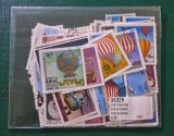 Lot 100 timbre tematice Aviație și Baloane Aerostatice &ndash; diverse țări, ștampilate