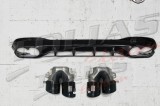 Difuzor bara spate Mercedes CLA C118/X118 Sport Line cu ornamente CLA45S