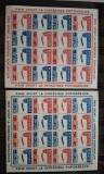 Romania MNH 1946 - Organizatia Sportului Popular OSP coli mici de 16 - LP 200 a (cititi descrierea)