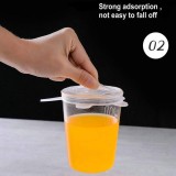 Set cu 6 capace pentru vasele de gatit si alte recipiente pentru depozitat alimente, marimi universale, Alexa