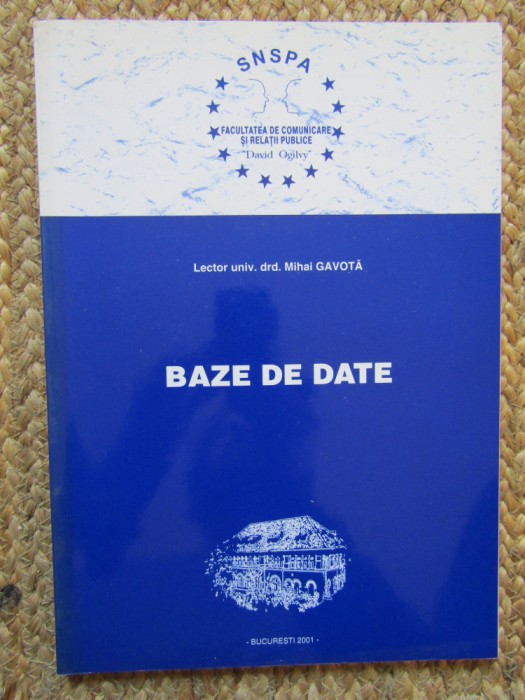 Baze de date - Mihai Gavota