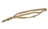 Curea CQB 1 punct cu cordon elastic 8FIELDS Tan