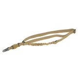 Curea CQB 1 punct cu cordon elastic 8FIELDS Tan