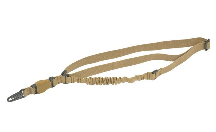 Curea CQB 1 punct cu cordon elastic 8FIELDS Tan