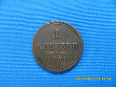 1 kreuzer 1851/A foto