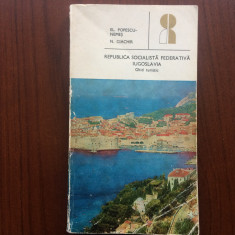 republica federativa socialista iugoslavia ghid turistic ilustrat harti 1974 RSR