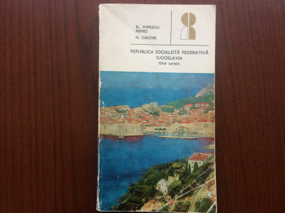 republica federativa socialista iugoslavia ghid turistic ilustrat harti 1974 RSR foto