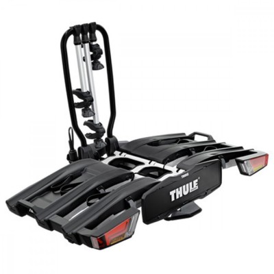 Suport pentru 3 biciclete cu prindere pe carligul de remorcare Thule EasyFold XT 3 Argintiu foto