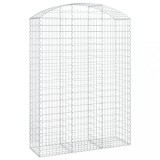 Cumpara ieftin Cos gabion arcuit, 150x50x200/220 cm, fier galvanizat