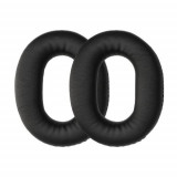 Set 2 Earpads kwmobile pentru Sony MDR-RF895RK/MDR-RF995RK/WH-RF40, Piele ecologica, Negru, 61087.01