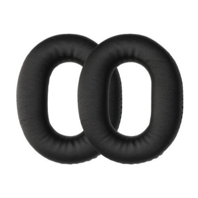 Set 2 Earpads kwmobile pentru Sony MDR-RF895RK/MDR-RF995RK/WH-RF40, Piele ecologica, Negru, 61087.01 foto