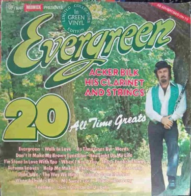 Disc vinil, LP. Evergreen (20 All Time Greats)-Acker Bilk His Clarinet And Strings-241300 foto