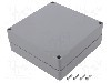 Carcasa ABS, 160mmx160mmx60mm, IP67, GAINTA - G396-IP67