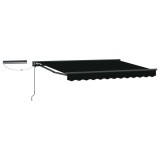 vidaXL Cort electric retractabil Negru 3,5 x 2,5 m 3422028