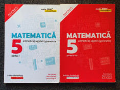 MATEMATICA CONSOLIDARE. ARITMETICA ALGEBRA GEOMETRIE CLASA A V-A - Zaharia 2 vol foto