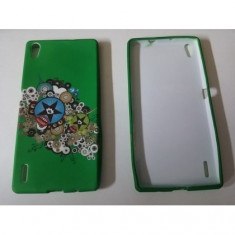 Husa Capac Design Huawei Ascend P7 Green Hipster