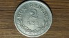 Romania - moneda de colectie - &quot;Bun Pentru&quot; 2 lei 1924 - Ferdinand I - an unic de batere !