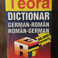 DICTIONAR GERMAN-ROMAN ROMAN-GERMAN 38.000 CUVINTE- MIHAIL ISBASESCU