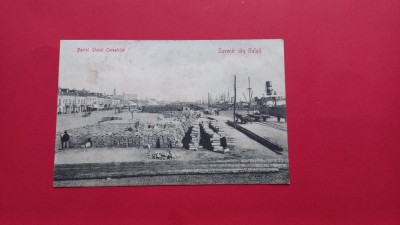 Galati Portul Cheiul Cerealelor 1900 foto