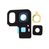 Geam Camera Samsung Galaxy A8 2018 / A8+ 2018, Kit Reparatie, Negru